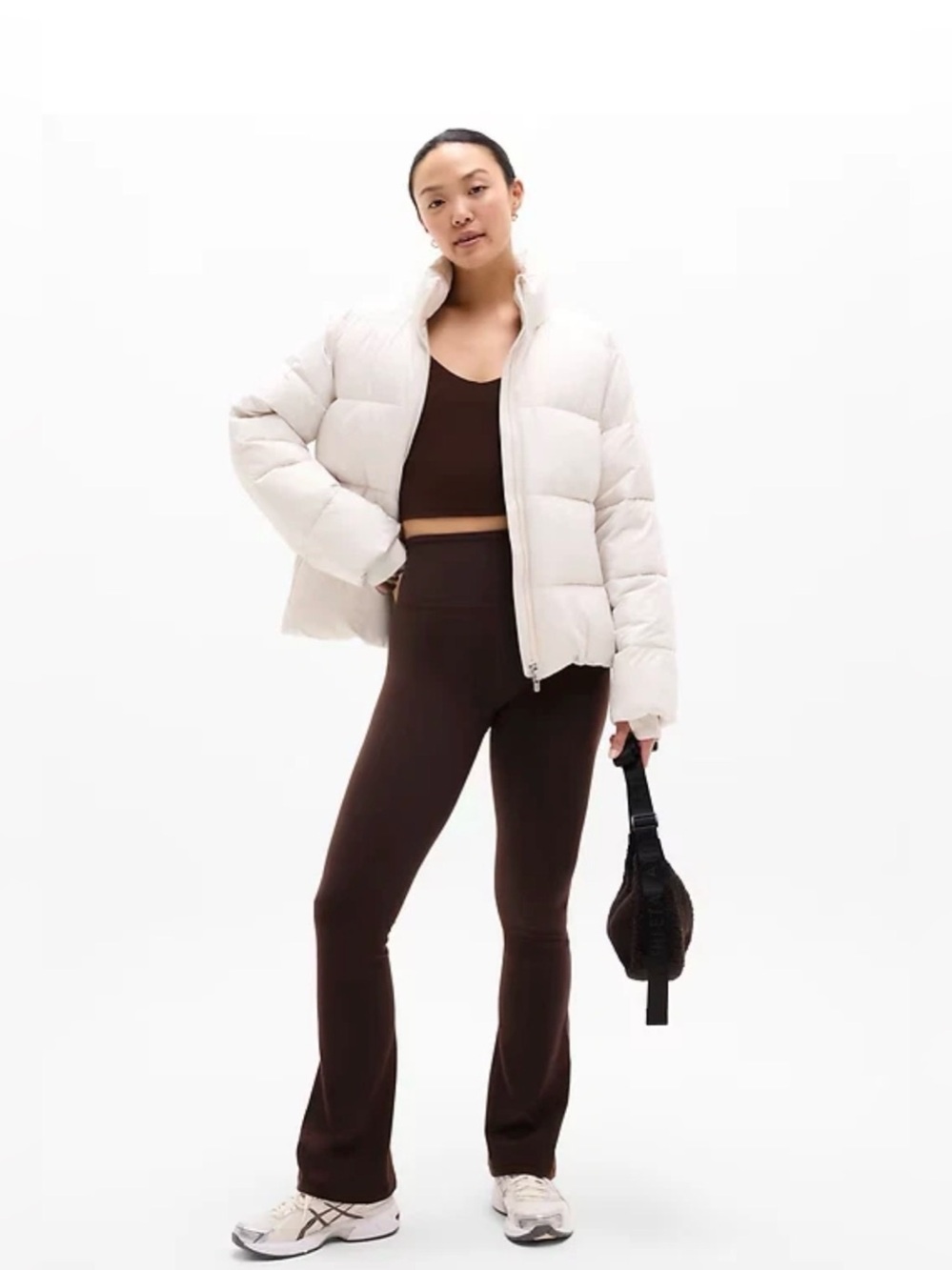 NWT Elation Flare Pant.  Truffle.  Size Large. #866604